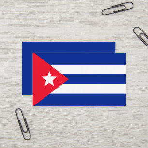 Carte De Visite Drapeau de Cuba