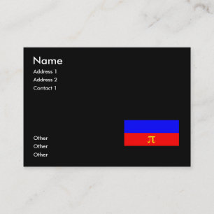 Carte De Visite Drapeau de la fierté polyamoureuse OFFICIEL -.png