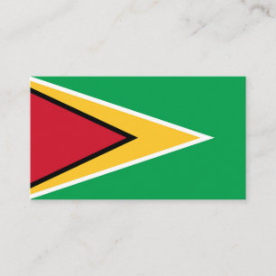 Carte De Visite Drapeau de la Guyane