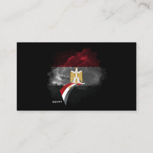 Carte De Visite Drapeau de l'Égypte