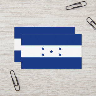 Carte De Visite Drapeau du Honduras