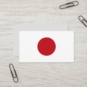 Carte De Visite Drapeau du Japon