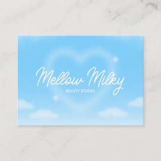Carte De Visite Dreamy Heart Cloud Sky