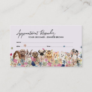 Carte De Visite Dresseur de chiens Rendez-vous pour animaux de com