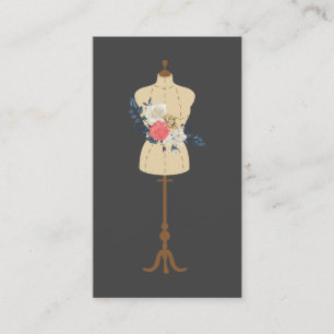 Carte De Visite Dressmaker, couture, professionnel de l'altératio
