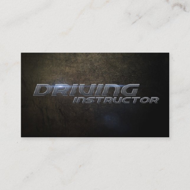 Carte De Visite Driving instructeur Business card (Devant)