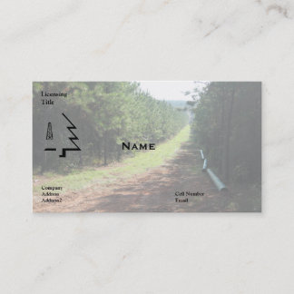 Carte De Visite Droit de passage de canalisation