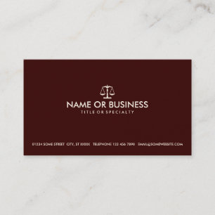 Carte De Visite droit simple