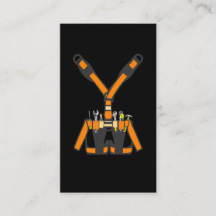 Carte De Visite Drôle Carpenter Outil Ceinture Artisanat Woodworke