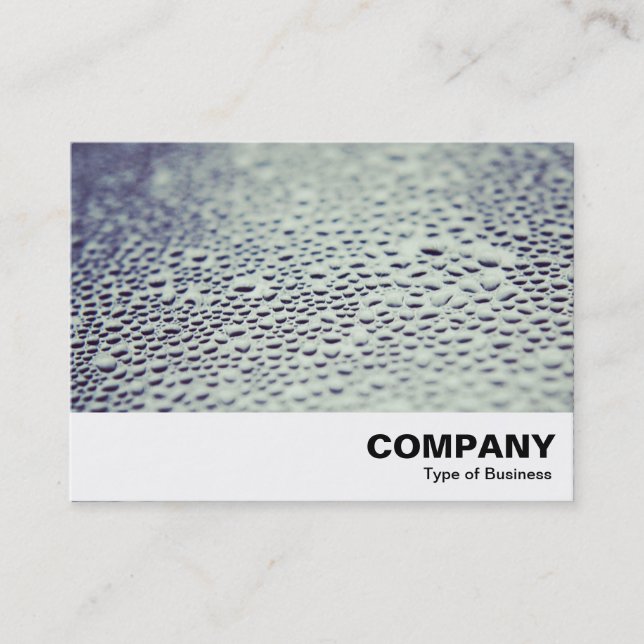 Carte De Visite Droplets d'eau sur verre 01 (Devant)