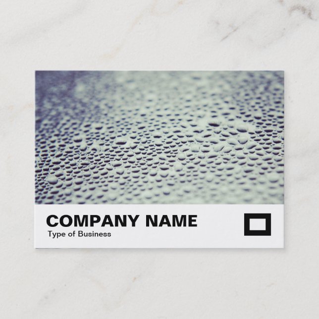 Carte De Visite Droplets d'eau sur verre 01 (Devant)