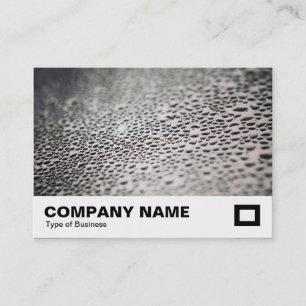 Carte De Visite Droplets d'eau sur verre 02
