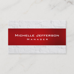 Carte de visite du directeur du Motif de la brique