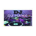 carte de visite du DJ