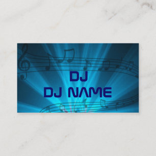carte de visite du DJ