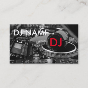 carte de visite du DJ