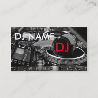carte de visite du DJ