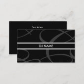 Carte de visite du DJ (Devant / Derrière)