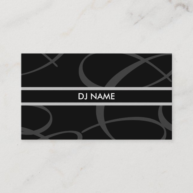 Carte de visite du DJ (Devant)