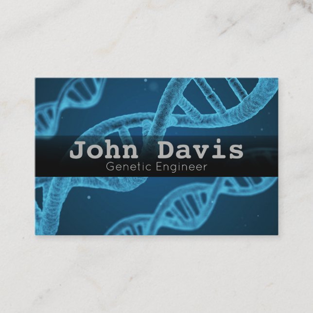 Carte de visite du génie génétique (Devant)