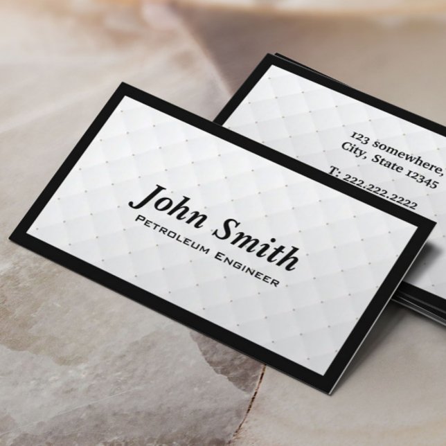 Carte de visite du génie pétrolier Pearl Quilt (Créateur téléchargé)