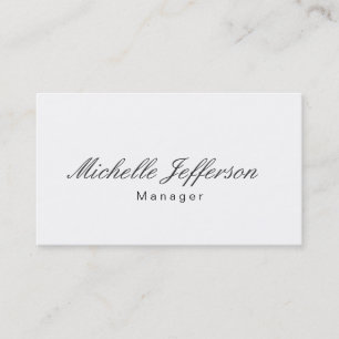 Carte de visite du Gestionnaire de script noir bla