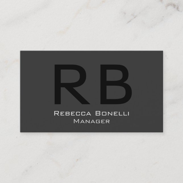 Carte de visite du gestionnaire professionnel de m (Devant)