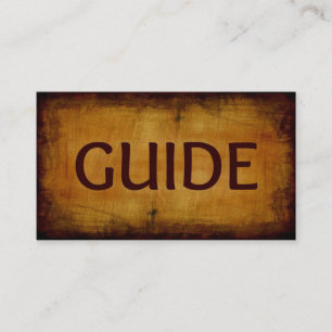 Carte de visite du guide