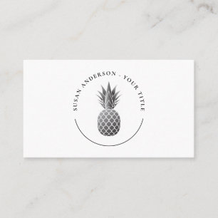 Carte de visite du logo de l'ananas