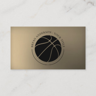 Carte de visite du logo du basket-ball