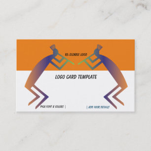 Carte de visite du logo Kokopelli