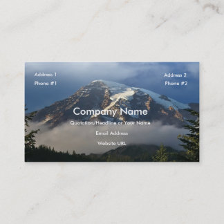 Carte de visite du mont Rainier