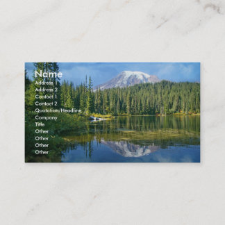 Carte de visite du mont Rainier