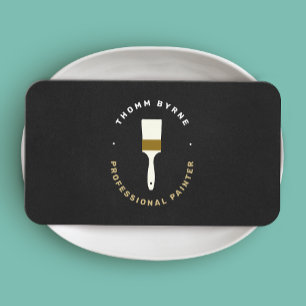 Carte de visite du peintre de la maison