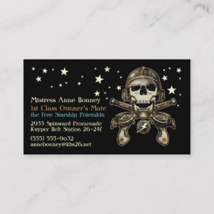 Carte de visite du pirate 1 de l'espace