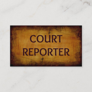 Carte de visite du rapporteur de cour