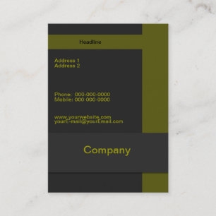 Carte de visite du responsable des ventes