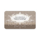 Carte de visite du salon de ongle