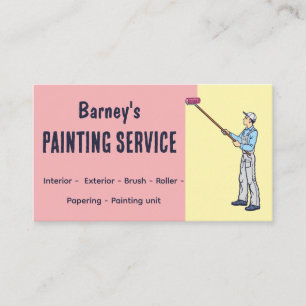 Carte de visite du service de peinture