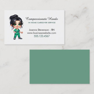 Carte de visite du service des soins infirmiers à 