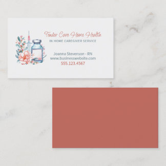 Carte de visite du Service des soins infirmiers à