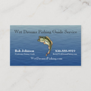 Carte de visite du service du guide de pêche