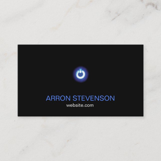 Carte de visite du technicien de réparation inform (Devant)