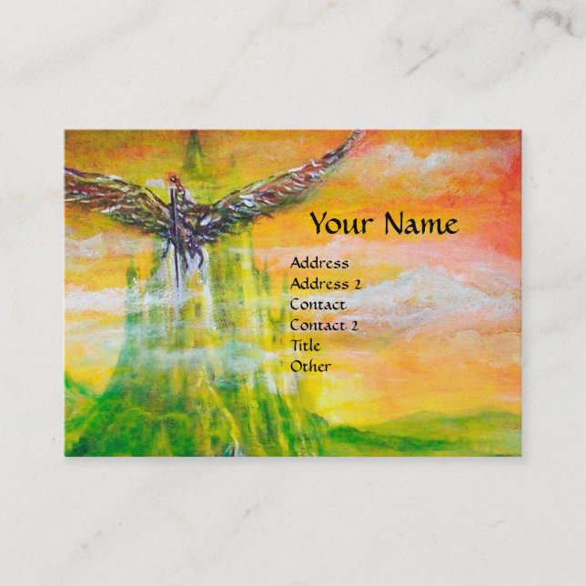 CARTE DE VISITE DUEL MAGIQUE ENTRE BRADAMANT ET NEGROMANCER (Devant)