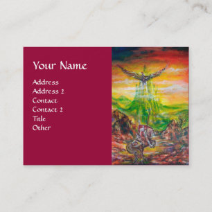 CARTE DE VISITE DUEL MAGIQUE ENTRE BRADAMANT ET NEGROMANCER