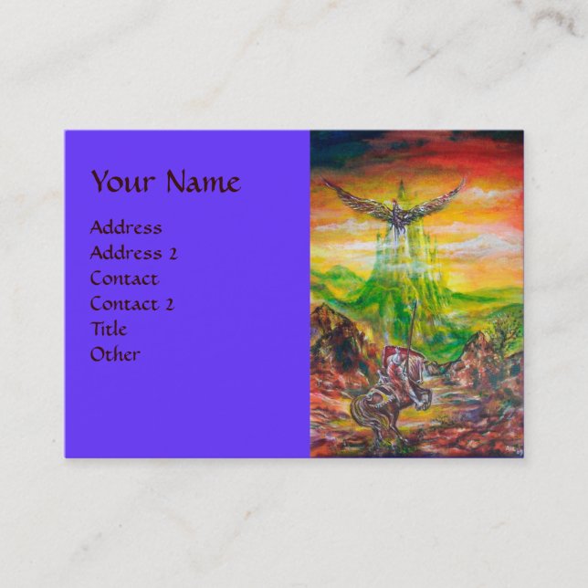 CARTE DE VISITE DUEL MAGIQUE ENTRE BRADAMANT ET NEGROMANCER (Devant)