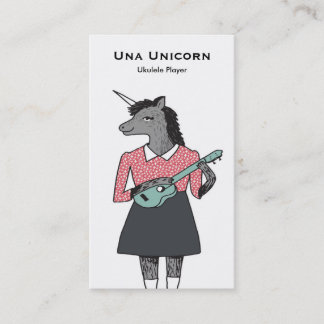 Carte de visite d'ukulélé