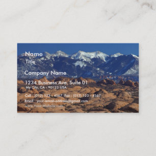 Carte De Visite Dunes de sable Petrified au parc national de