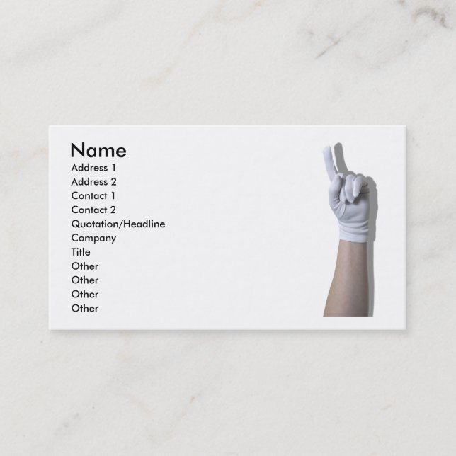 Carte De Visite DustCheck072310, nom, adresse 1, adresse 2, Co… (Devant)