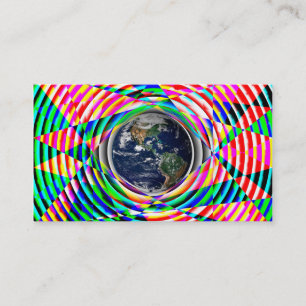 Carte De Visite Earth Vibes Rainbow par Kenneth Yoncich